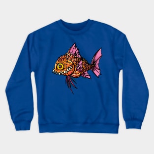 Ugly Piranha Fish Crewneck Sweatshirt